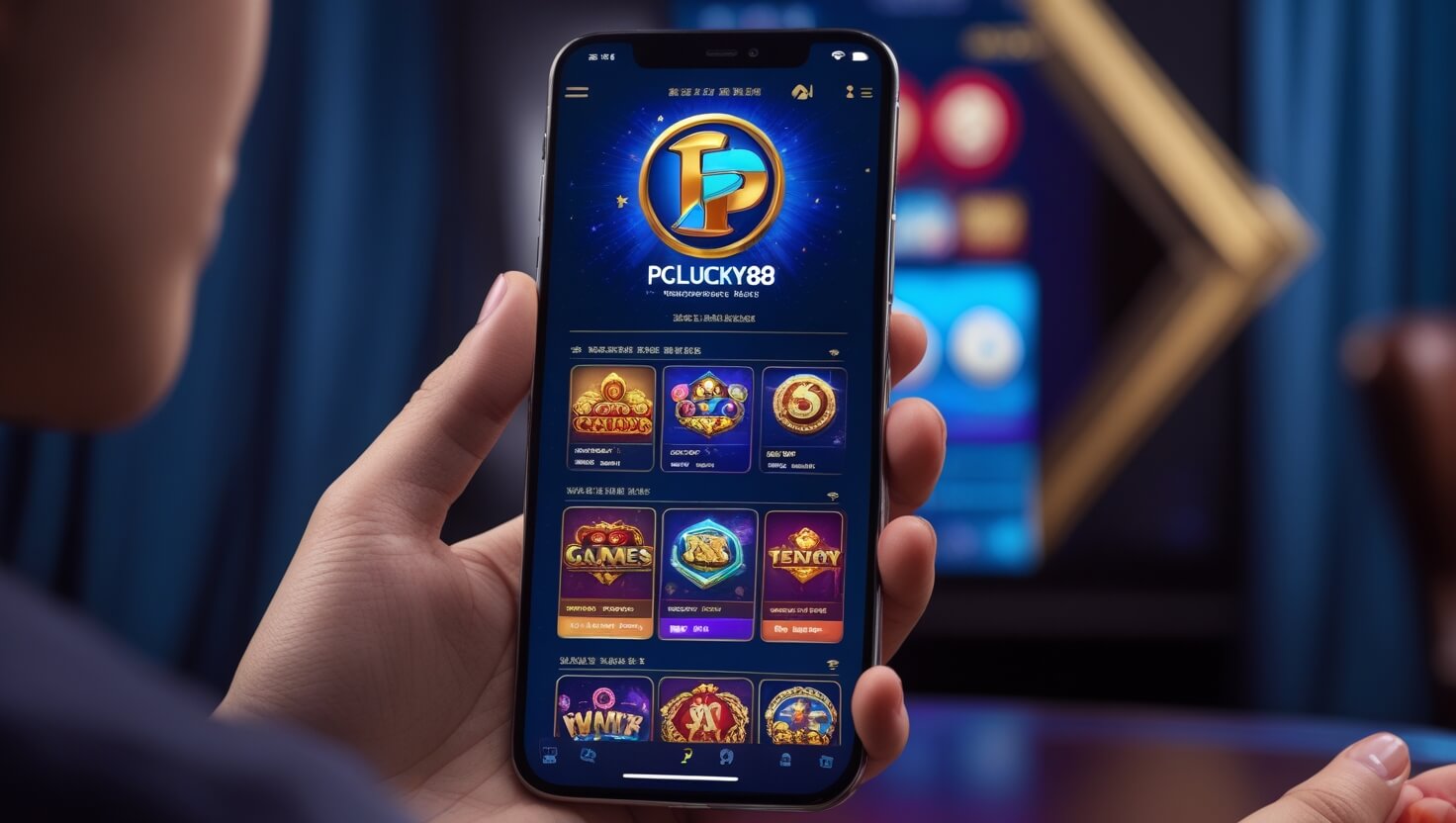 pglucky88 app interface on android and ios phones